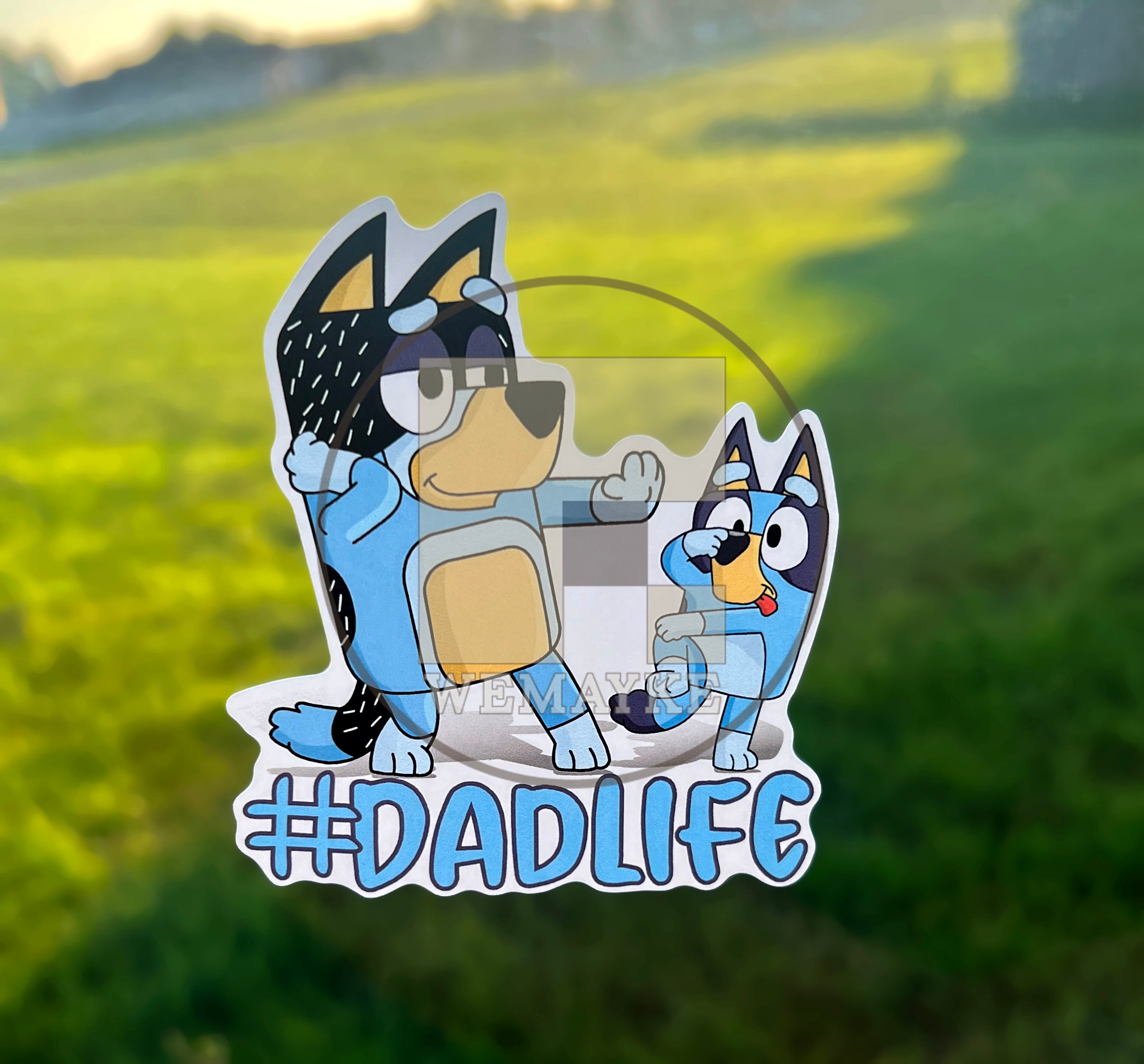 (B30) Dadlife 2.0 of 2 - Dog Family Decal / Sticker